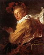 Man Playing an Instrument Jean Honore Fragonard